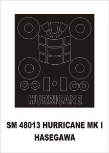 Montex SM48013 Hurricane Mk I-IV HASEGAWA