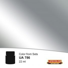 Lifecolor UA786 Polished Steel Modern Shell 22ml