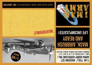 1 Man Army 48KIT003 Full Masking Set Hurricane Mk.I (Arma Hobby) 1/48