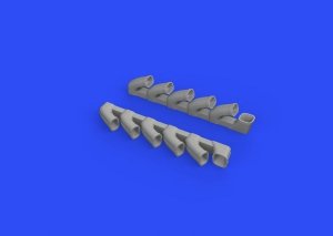 Eduard 648588 Il-2 exhaust stacks 1/48 TAMIYA