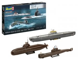 Revell 05186 70 Years Bundeswehr: Wilhelm Bauer, Type 206A, 212A 1/144