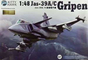 Kitty Hawk 80117 Jas-39 A/C Gripen (1:48)