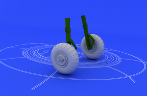 Eduard 672006 Bf 110C/ D wheels 1/72 (EDUARD)