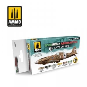 AMMO of Mig Jimenez 7238 WWII Regia Aeronautica – Late Colors Set 6x17ml