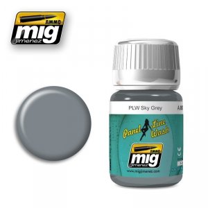 AMMO of Mig Jimenez 1607 PLW SKY GREY 35ml