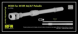 Rye Field Model 2094 M284 barrel for M106A6/A7 (RFM) 1/35