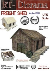RT-Diorama 35022 FREIGHT SHED 1/35