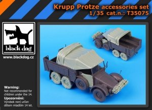 Black Dog T35075 Krupp Protze accessories set 1/35