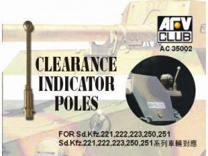 AFV Club AC35002 Clearance Indicator Poles 6szt