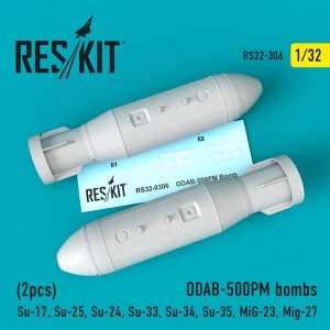 RESKIT RS32-0306 ODAB-500PM BOMBS (2PCS) 1/32