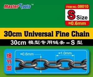 Trumpeter 08010 30CM Universal Fine Chain S Size 0.6mmX1.0mm łańcuszek modelarski
