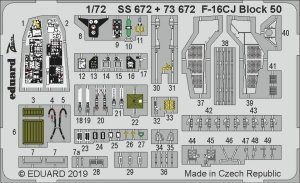Eduard SS672 F-16CJ Block 50 1/72 TAMIYA