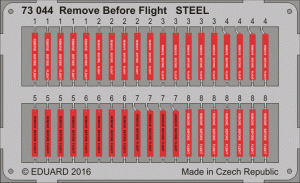 Eduard 73044 Remove Before Flight STEEL 1/72
