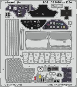 Eduard 321026 Hs 123A ICM 1/32
