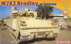 Dragon 7610 M2A3 Bradley w/Interior w/3D Printed Parts 1/72