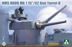 Takom 5020 HMS Hood 15/42 Mk1 Gun Turret B 1 1/72