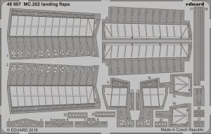 Eduard 48907 MC.202 landing flaps EDUARD, HASEGAWA 1/48