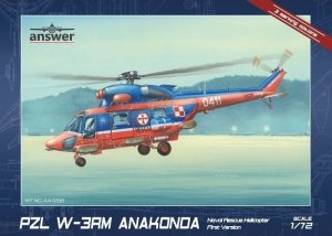 Answer AA72021 PZL W-3RM Anakonda Naval Rescue Helicotper First Version 1/72