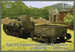 IBG 72045 Type 94 Japanese Tankette with trailers (2 trailer) (1:72)