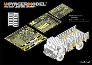 Voyager Model PE35722 Modern Russian GAZ-66 Cargo Track Basic (For TRUMPETER 01016) 1/35