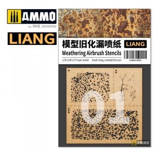 Liang 0001 Weathering Airbursh Stencils