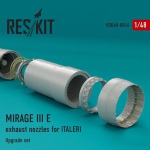 RESKIT RSU48-0016 Mirage III E exhaust nozzles Italeri 1/48