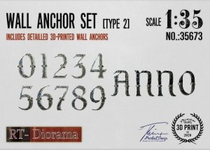 RT-Diorama 35673 Wall Anchor Set [Type 2] 1/35