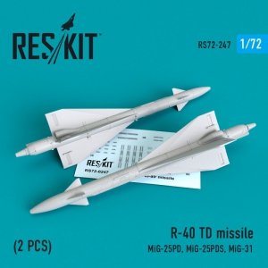 RESKIT RS72-0247 R-40 TD missile (2 PCS) 1/72