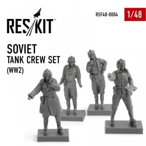 RESKIT RSF48-0004 Soviet tank crew set (WW2) 1/48