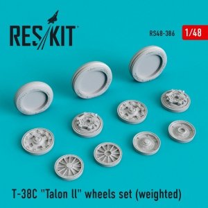 RESKIT RS48-0386 T-38C TALON LL WHEELS SET (WEIGHTED) 1/48