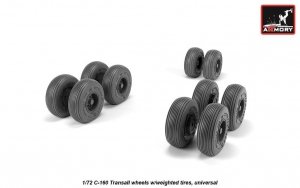 Armory Models AW72507 C-160 Transall wheels w/weighted tires 1/72
