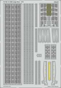 Eduard 73732 C-130H cargo floor for Zvezda 1/72