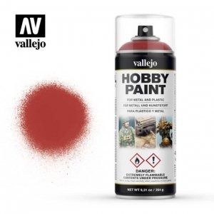 Vallejo 28016 AFV Fantasy Color Scarlet Red spray 400 ml.