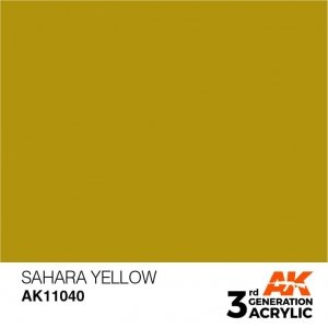 AK Interactive AK11040 Sahara Yellow 17ml