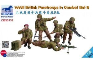 Bronco CB35131 WWII British Paratroops In Combat Set B 1/35