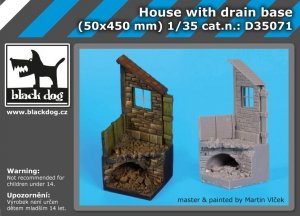Black Dog D35071 Housewith drain base 1/35