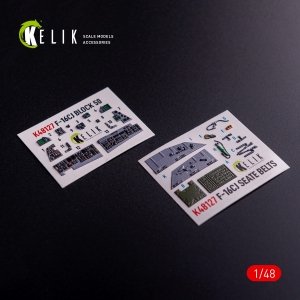 Kelik K48127 F-16CJ - interior 3D decals for Tamiya kit (1/48)