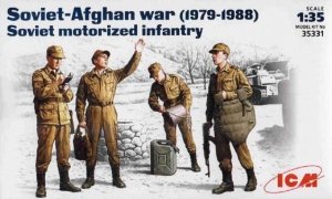 ICM 35331 Soviet Afghan War 1979-1988 Soviet motorized infantry (1:35)