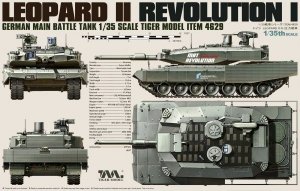 Tiger Model 4629 German Main Battle Tank Revolution I Leopard II 1/35