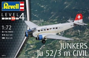 Revell 04975 Junkers Ju-52/3m Civil 1/72