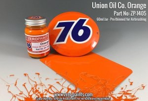 Zero Paints ZP-1405 Union Oil Co 76 Orange Paint 60ml