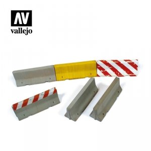 Vallejo SC214 Diorama Accessories Concrete Barriers (Zapory betonowe) 1/35