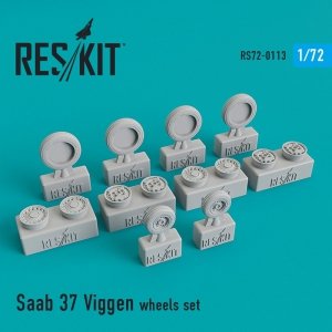 RESKIT RS72-0113 SAAB 37 VIGGEN WHEELS SET 1/72