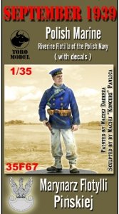 Toro 35F67 Wrzesień 1939 - Marynarz Flotylli Pińskiej Figurka wraz z kalkomanią 1/35