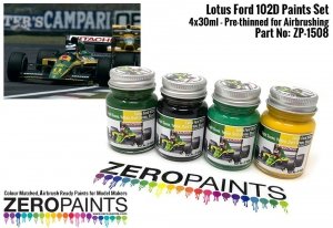 Zero Paints ZP-1508 Lotus Ford 102D Paint Set 4x30ml