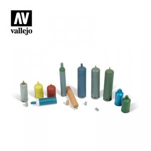 Vallejo SC209 Diorama Accessories Modern Gas Bottles (Butle gazowe) 1/35