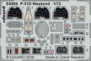 Eduard SS866 P-51D Weekend Zoom set for EDUARD 1/72