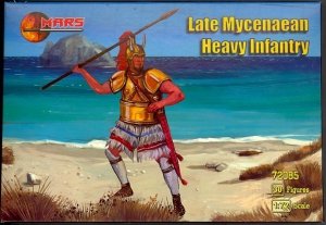 Mars 72085 LATE MYCENAEAN HEAVY INFANTRY 1250-1300 B.C. Figure Set (1:72)