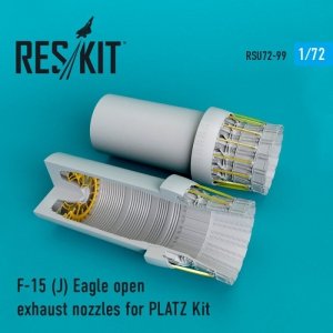 RESKIT RSU72-0099 F-15 J Eagle open exhaust nozzles for Platz 1/72