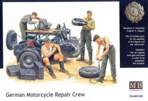 Master Box 3560 German motocycle repair team (1:35)